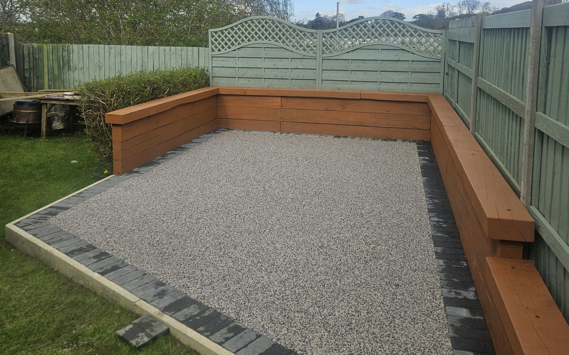 Resin patio surfacing in Chepstow